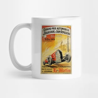 French Grand Prix, Dijon - 1929: Vintage Poster Design Mug